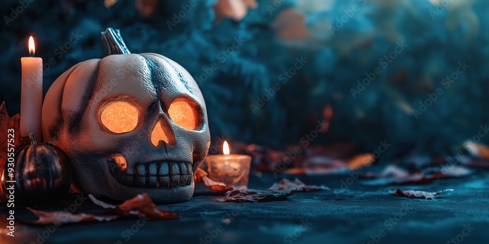 Witch in a Spooky Halloween Forest created by ai Witch in a Spooky Halloween Forest created by ai