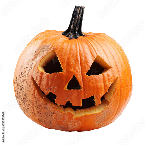 halloween pumpkin on transparent background .PNG photo