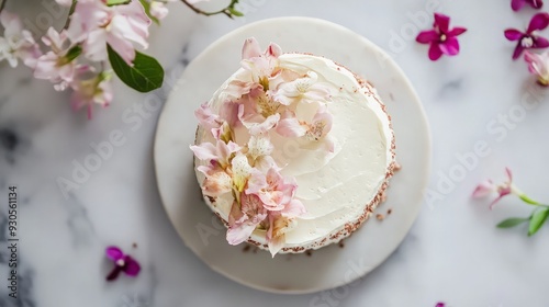 Pink Flower Cake