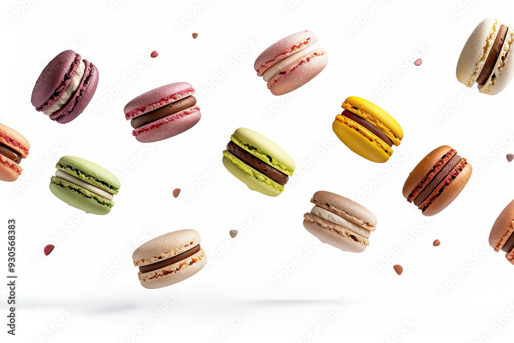 custom made wallpaper toronto digitalA colorful and unique stock photo featuring an oval-shaped zeppelin flying over natural foods with a giant tire, showcasing the contrast of food and automotive elements.