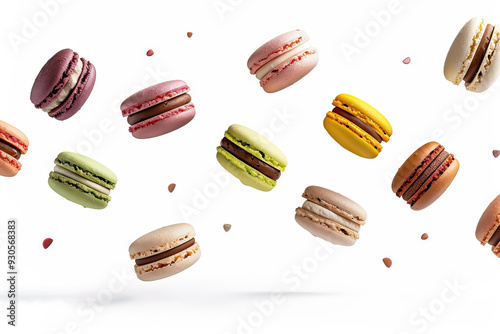 Wallpaper Mural A colorful and unique stock photo featuring an oval-shaped zeppelin flying over natural foods with a giant tire, showcasing the contrast of food and automotive elements. Torontodigital.ca