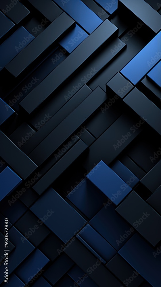 This is an Abstract Dark Blue Layered Geometric Background that exudes modern artistry This is an Abstract Dark Blue Layered Geometric Background that exudes modern artistry