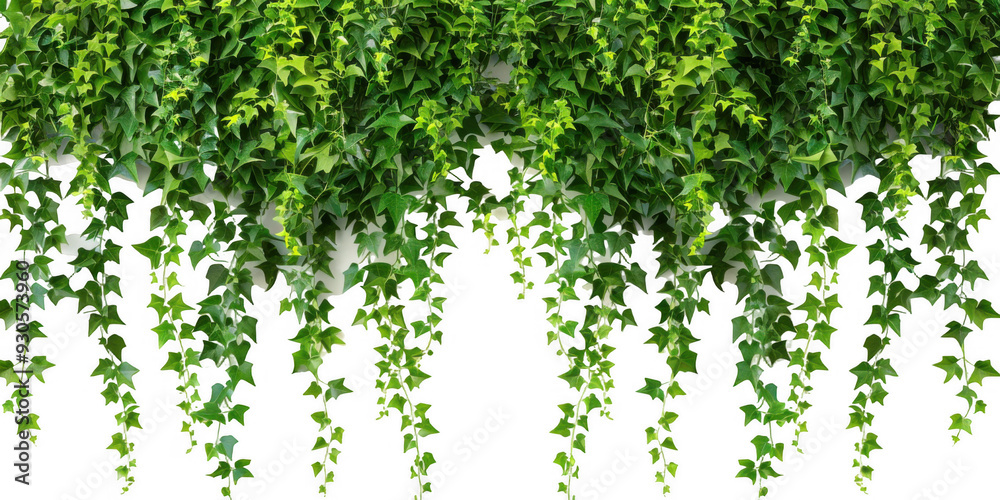 Fototapeta premium Curtain of Hanging Green Ivy