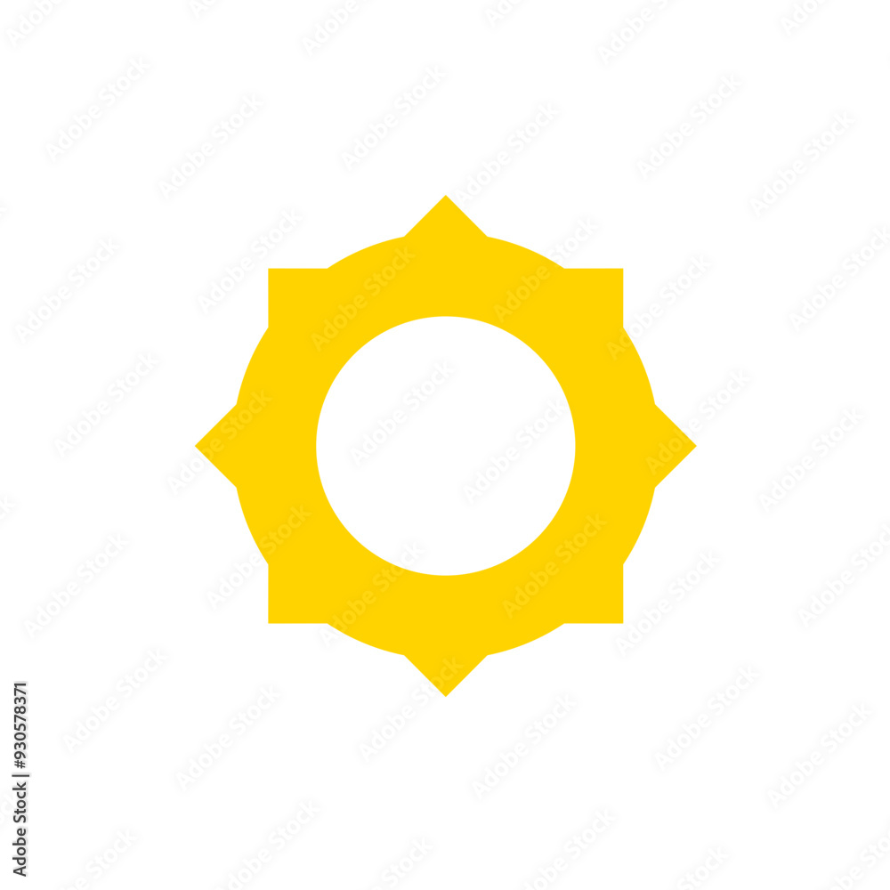 Sun sunshine set vector icons Sun sunshine set vector icons