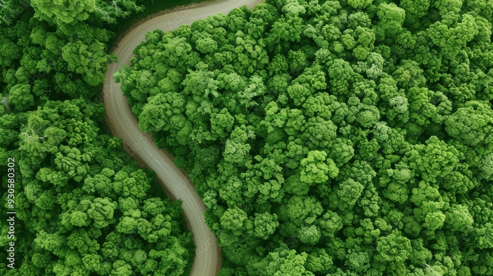 Aerial view of lush green trees surrounding a winding road, symbolizing tranquility and the beauty of nature. Aerial view of lush green trees surrounding a winding road, symbolizing tranquility and the beauty of nature.