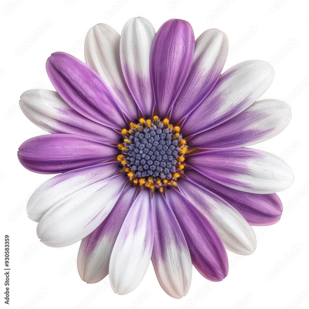Single Daisy with Purple Petals Single Daisy with Purple Petals
