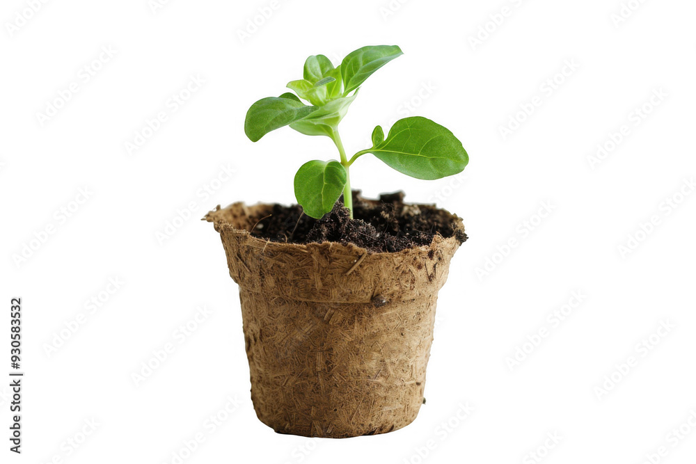 Seedling in Biodegradable Pot Seedling in Biodegradable Pot