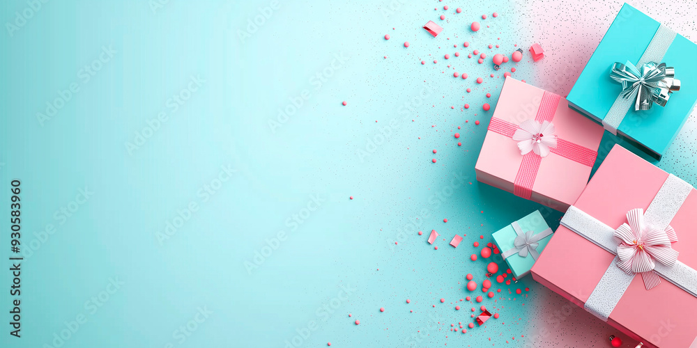 Christmas and New year celebration cosy template. Warm atmosphere, soft pastel colors. Modern trendy background with copy space. Banner wallpaper poster header social media post. Generative Ai content Christmas and New year celebration cosy template. Warm atmosphere, soft pastel colors. Modern trendy background with copy space. Banner wallpaper poster header social media post. Generative Ai content