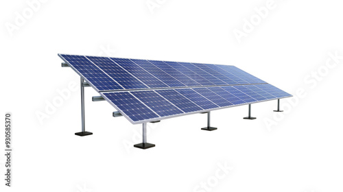 Solar panel, transparent background PNG photo