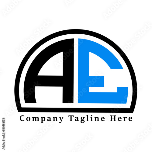 AE Letter Logo | Letter Logo Design | AE font
