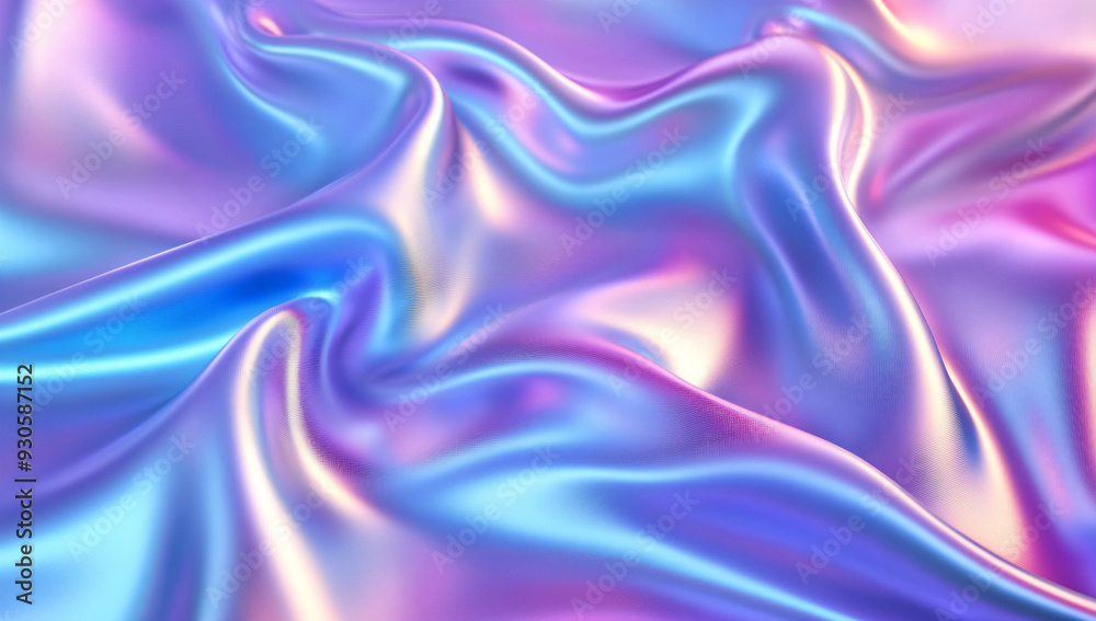 Holographic Silk Drape. Holographic Silk Drape.