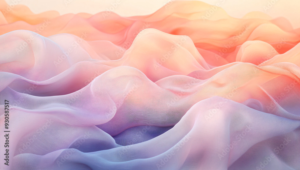 Soft Pink and Purple Fabric.