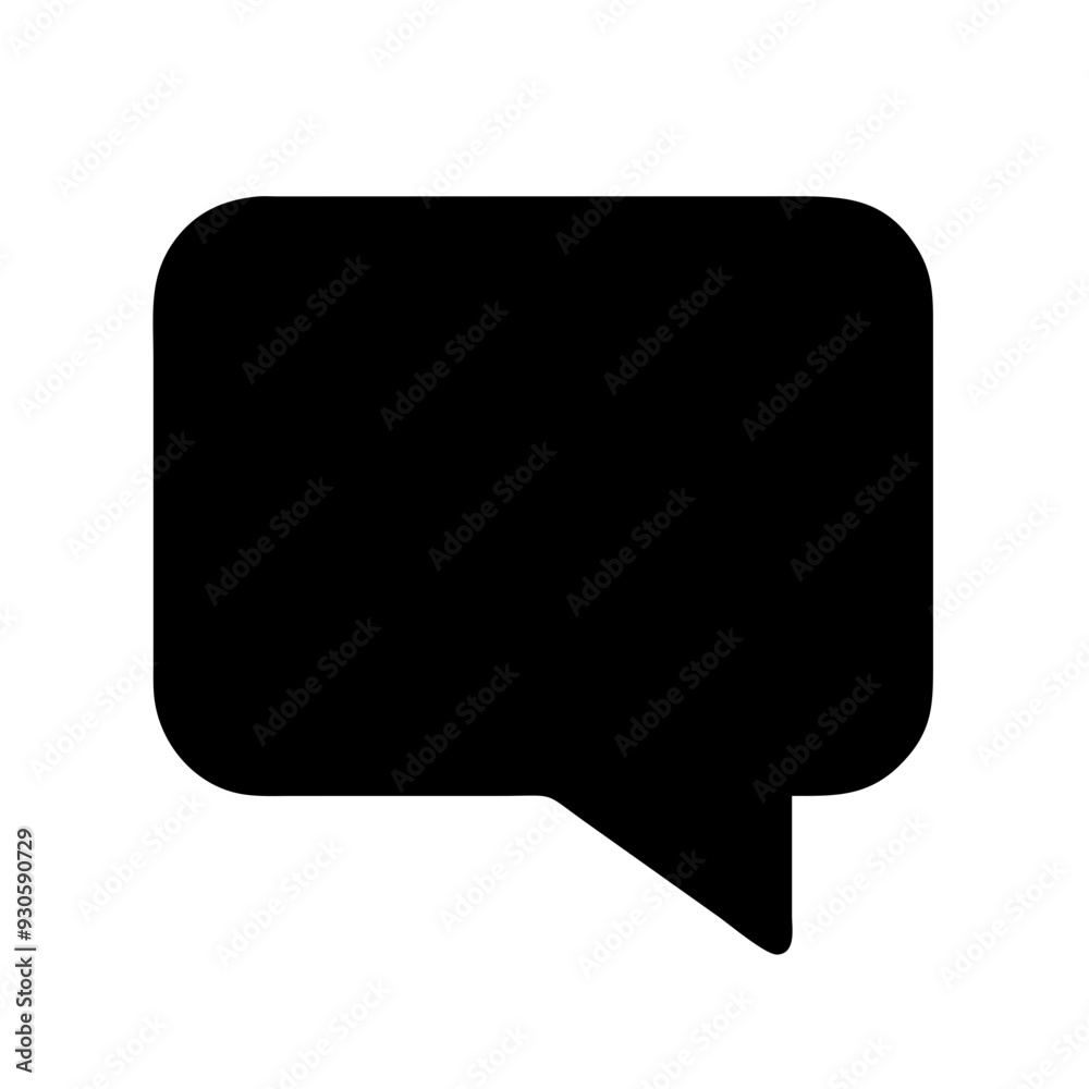The messaging icon is a clean and straightforward symbol representing digital communication through text messaging. The messaging icon is a clean and straightforward symbol representing digital communication through text messaging.