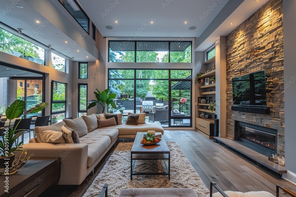 Beautiful home modern interior. Beautiful home modern interior.