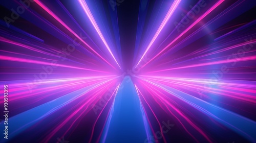 Sci Fi Futuristic Smoke Fog Neon Laser Garage Room,blue pink violet neon abstract background,ultraviolet light,night club Cyber Undergound Warehouse Concrete Reflective Studio,3D Render illustration

