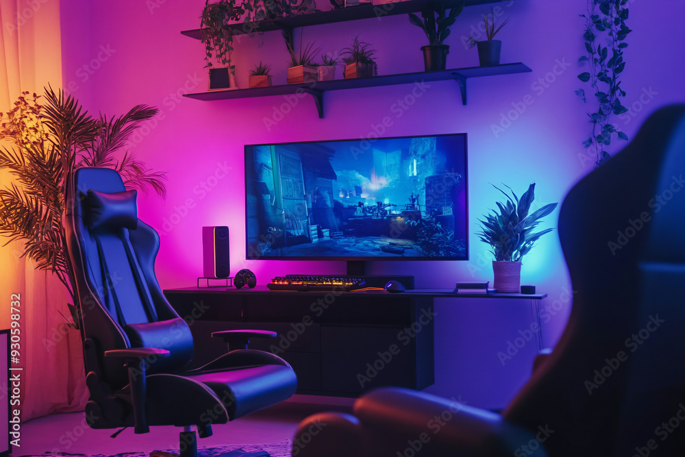 Gaming Room Setup. Gaming Room Setup.