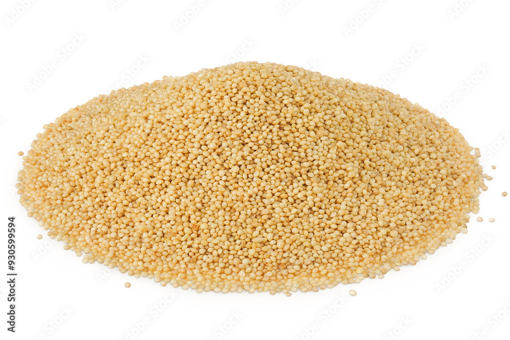 Amaranth grain seeds isolated on white background Amaranth grain seeds isolated on white background