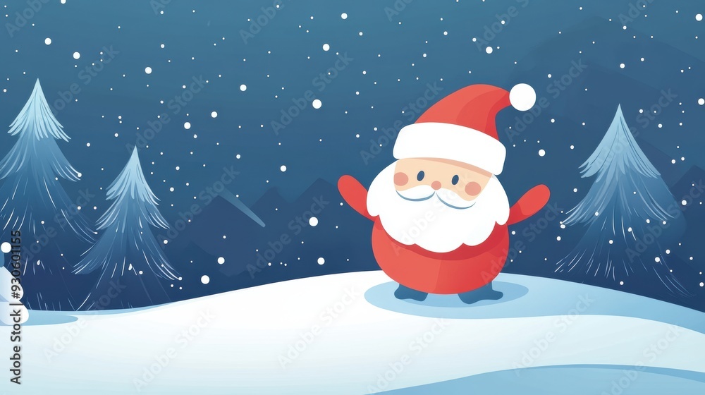 santa claus with christmas tree santa claus with christmas tree