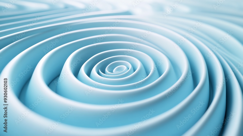 Abstract Blue Swirling Pattern Abstract Blue Swirling Pattern