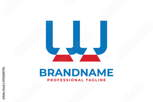 Letter W Video Camera Logo, suitable for any broadcast business with W initial