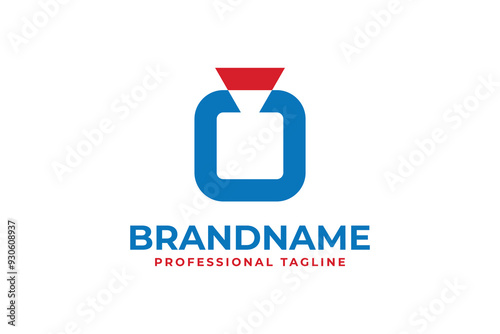 Letter O Video Camera Logo, suitable for any broadcast business with O initial