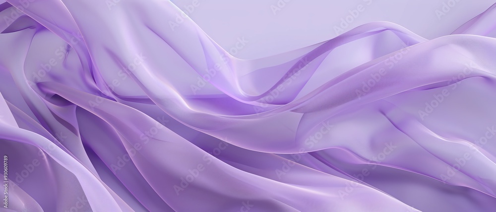 Obraz premium Floating lilac fabric texture background