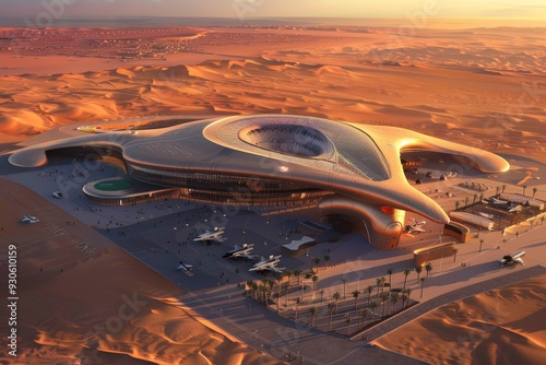 Futuristic Luxury Spaceport City Transforming Dubai for Space Tourism