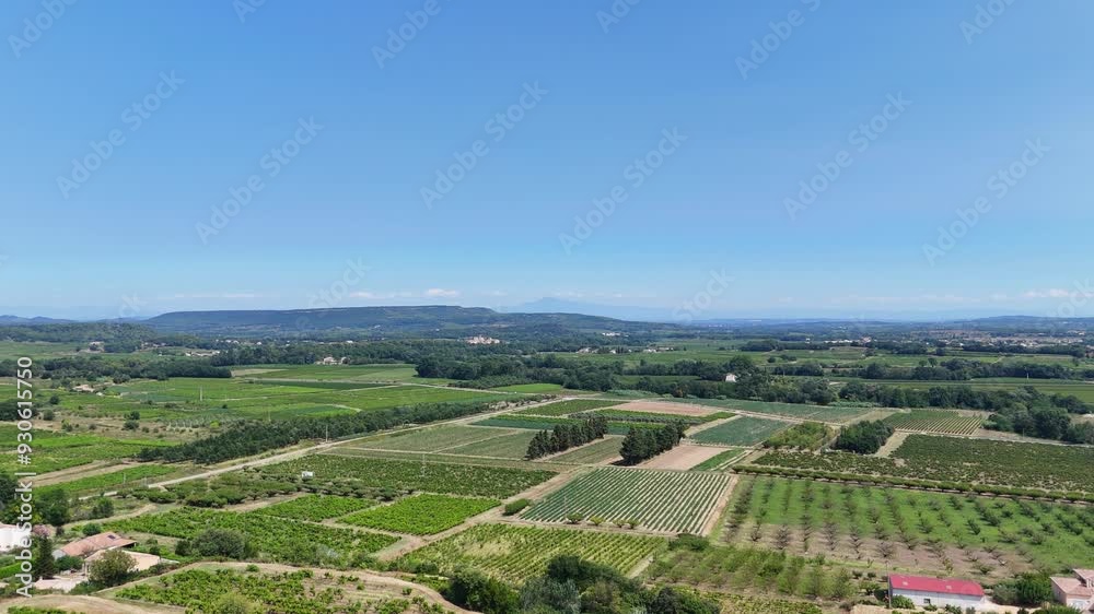 Expansive Agricultural Landscape, Drone shot 4k Expansive Agricultural Landscape, Drone shot 4k