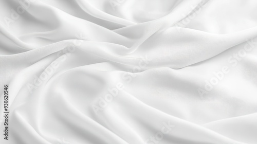 This smooth, white textile provides a clean, minimalist background ideal for showcasing products or portraits with elegance.