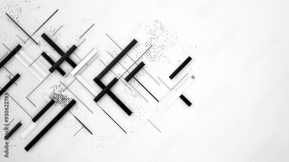 Arrows creating a grid of intersecting lines, representing structured data flow, simple black and white Arrows creating a grid of intersecting lines, representing structured data flow, simple black and white