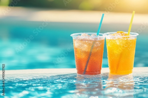 Refreshing Summer Drinks by the Pool