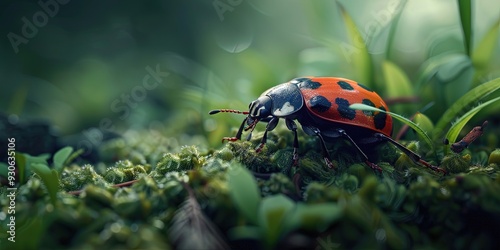 stinkbug in nature  photo