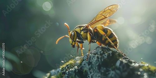 wasp in nature #930635170