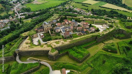 drone photo Montmédy Citadel france europe