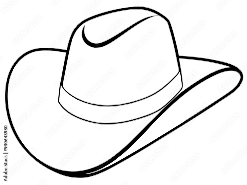 Cowboy Hat line art, Cowgirl and Cowboy Hat SVG
Cowboy Hat line art, Cowgirl and Cowboy Hat SVG