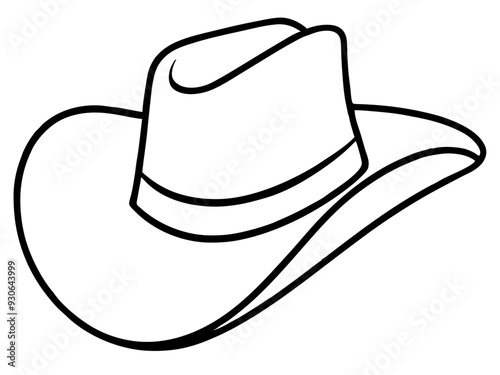 

Cowboy Hat line art, Cowgirl and Cowboy Hat SVG
