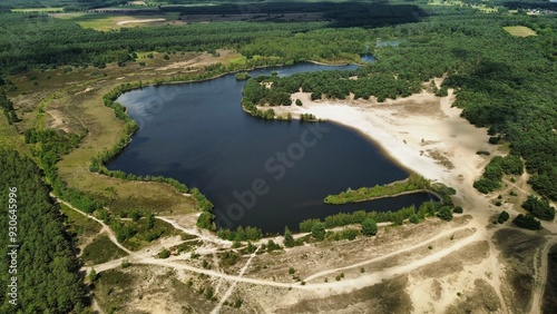 drone photo Lommel Sahara belgium europe photo