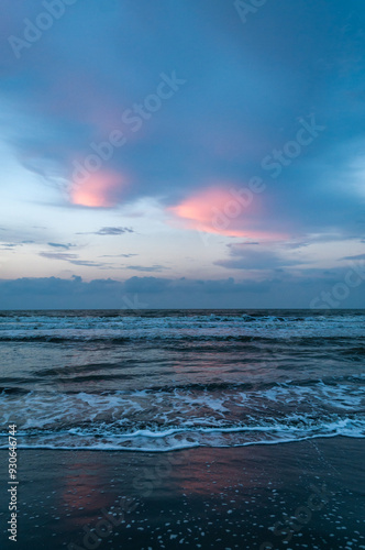 colombian sea under a beutiful skyin paradise photo