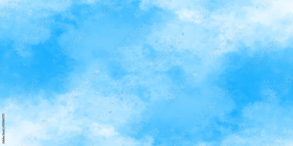 Obraz premium Abstract white and blue color frozen ice surface design background. oft sky blue watercolor sky and clouds, Light blue background with watercolor. gradient light white sky background with clouds.