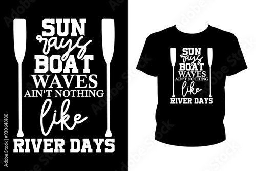Sun rays boat waves ain't nothing like - art files for Cricut and Silhouette. You can edit it with Adobe Illustrator.