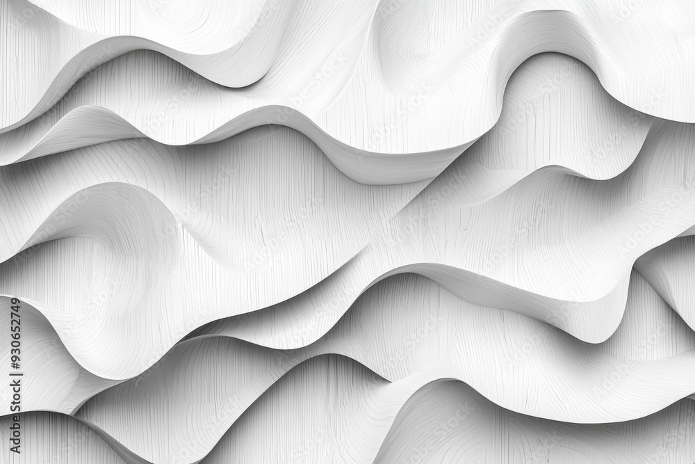 Fototapeta premium Abstract background of white plywood texture created with generative AI