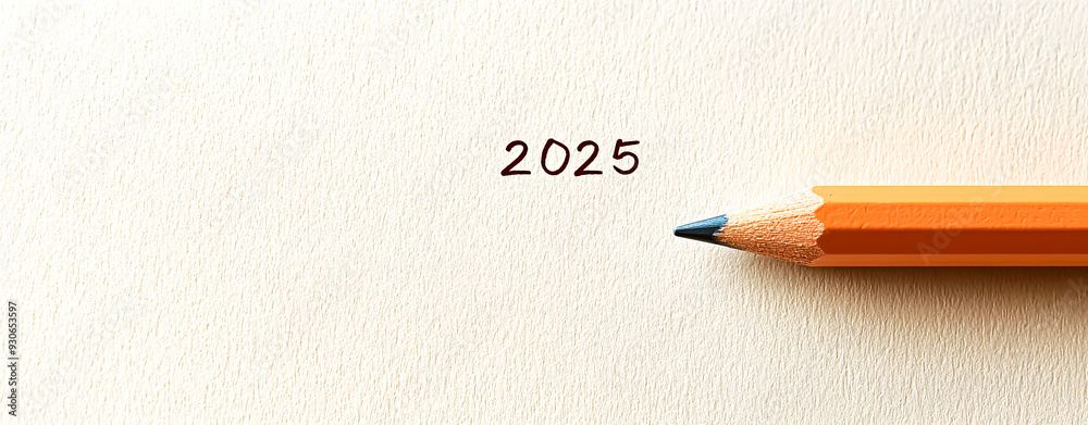 Blank page for the year 2025. Space for text.