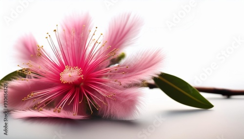 pink silk tree flower photo