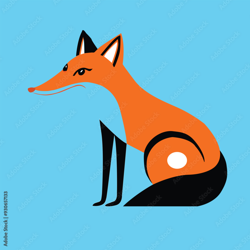 Obraz premium Vectorize Dog as a frame for room decorate.