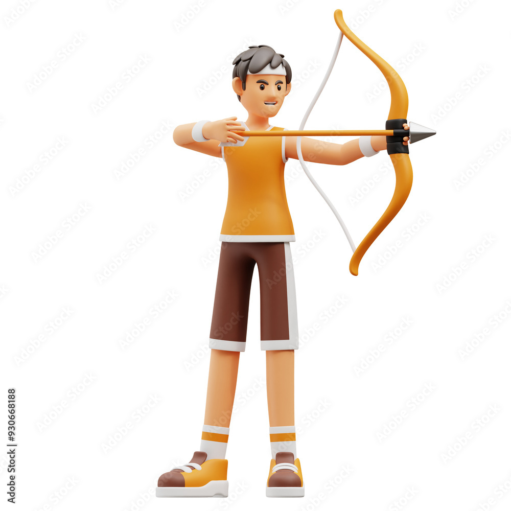 3d playing Archery 3d playing Archery
