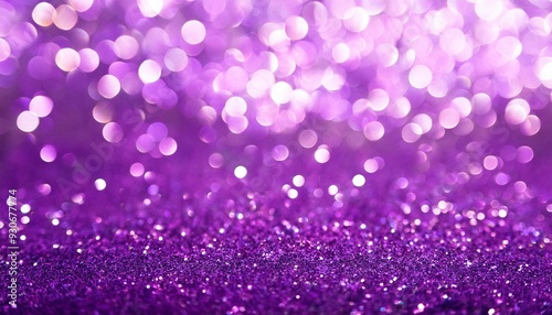 purple glitter and bokeh background