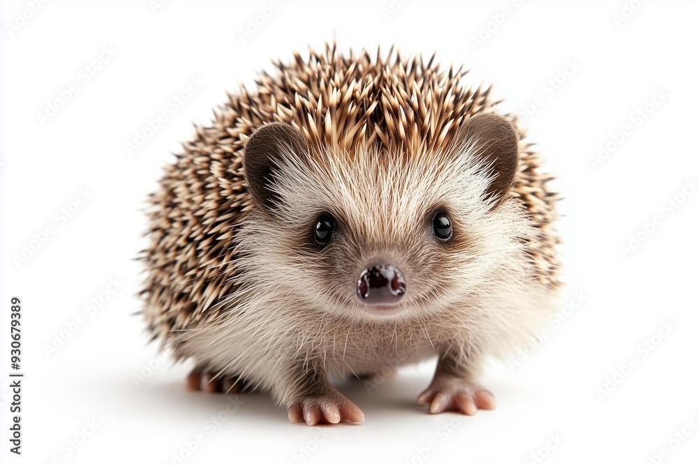 Fototapeta premium hedgehog isolated on white background