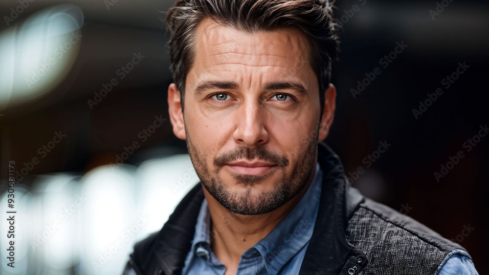 portrait of a man dressed in casual attire portrait of a man dressed in casual attire
