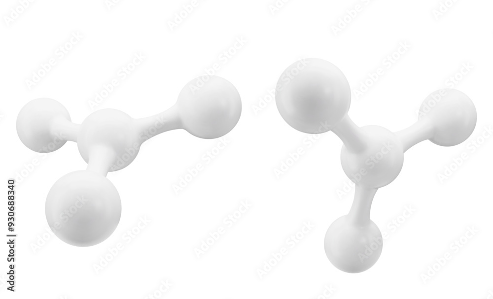 White molecule or atom, Abstract Clean structure. Vector illustration. White molecule or atom, Abstract Clean structure. Vector illustration.