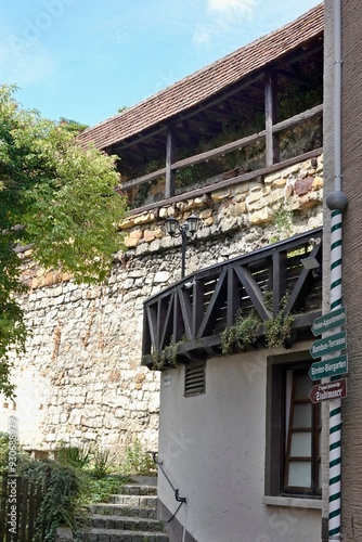 Quadro su tela Bopfingen - historische Stadtmauer